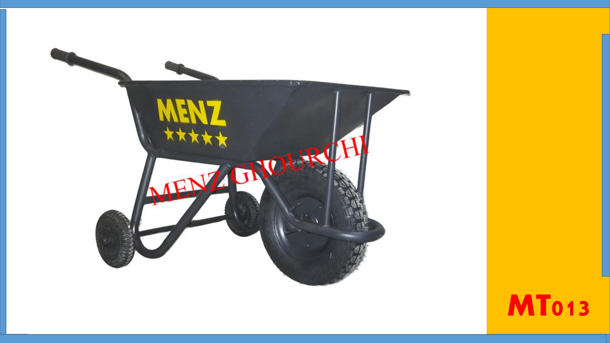 خرید فرغون 3 چرخ بنایی و باغبانیMENZ باقیمت عالی.