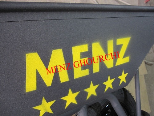 MENZ لبه های مقاوم شده فرغون MENZ با دوبله کردن لبه ها.