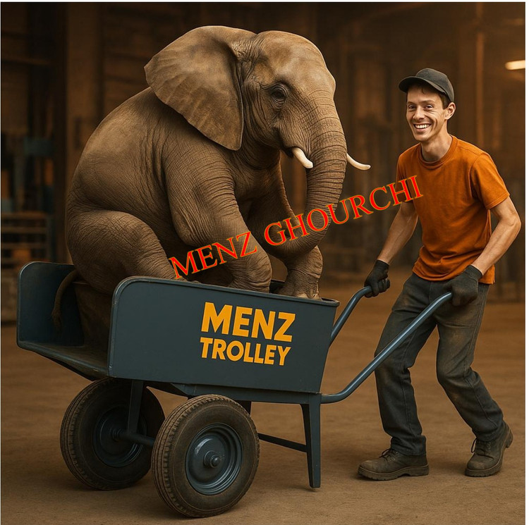 فرغون 2 چرخ بلوک زنی MENZ قدرتمند، سریع1.