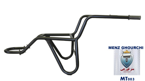 شاسی فرغون MENZ با فرم هندسی متعادل برای حرکت نرم و تخلیه آسان بار.