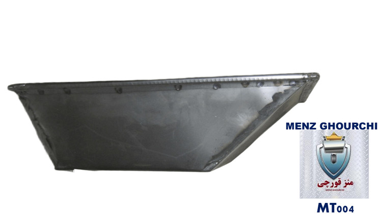 سینی فرغون MENZ ۴۰ لیتری ساختهشده از فولاد مبارکه، مناسب کار ساختمانی مداوم.