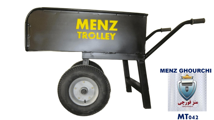 فرغون ۲ چرخ بلوکزنی منز قورچی با شاسی تقویتشده و تعادل بالا.