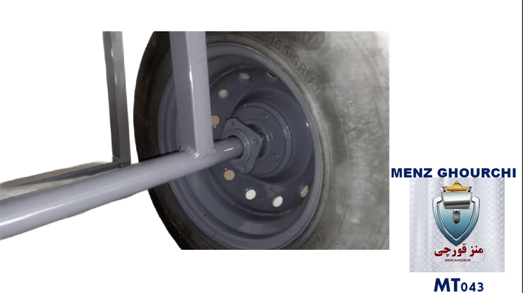 ترولی دوچرخ بلوکزنی MENZ با طراحی مهندسی ضد تغییر شکل.