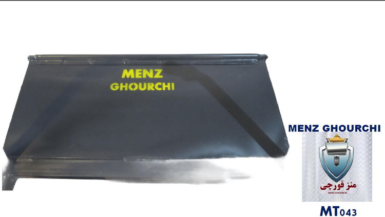 فرغون دوچرخ بلوکزنی MENZ با شاسی پروفیل ۲ میل واقعی.