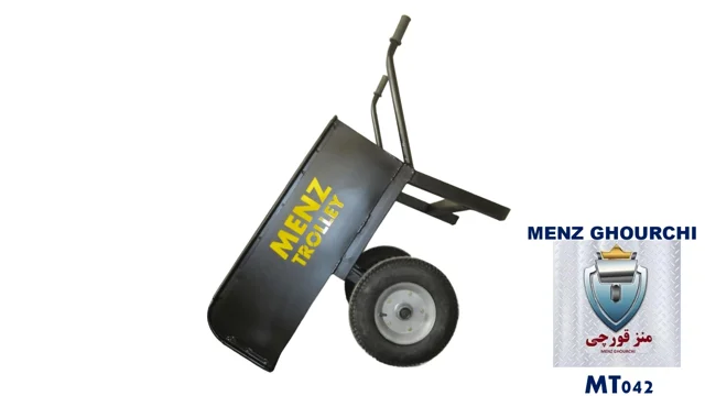 فرغون حمل بلوک MT042 با شاسی فلزی تقویتشده و دو چرخ بادی فرغونی