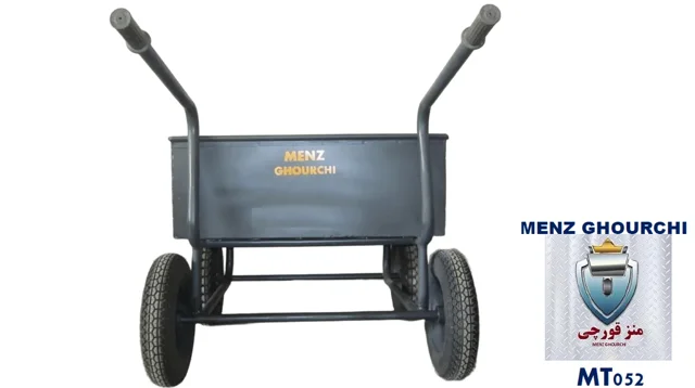 ۹. چرخدستی چهارچرخ MENZ TROLLEY مدل MT052 با دستههای بلند جهت هدایت آسان بار