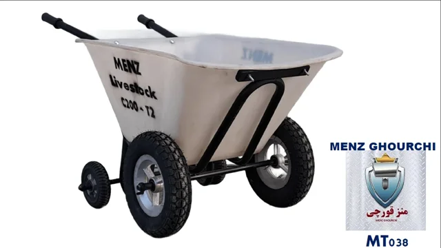 خرید فرغون چهار چرخ دامداری MENZ Livestock مدل C200-T6؛ حذف ۱۰۰ درصدی کمردرد کارگر